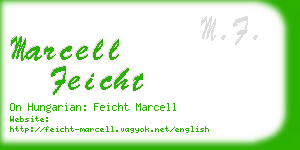 marcell feicht business card